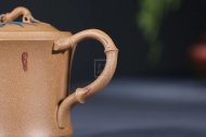 《湘妃竹（送同款茶葉罐）》宜興紫砂壺高級工藝美術師手工茶壺茶具260
