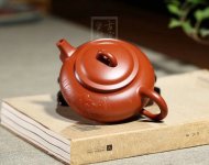 《圓韻壺》宜興創新壺紫砂工藝美術師手工大紅袍泡茶壺套壺