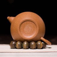 《柿元》宜興紫砂壺助理工藝美術師手工名家彩段柿元茶壺茶具送禮套裝