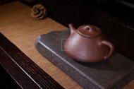 《石瓢》宜興工藝美術師手工紫砂壺紫泥料茶壺石瓢茶具
