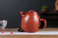《秦權》宜興紫砂壺工藝美術師純手工大紅袍中壺茶具泡茶壺秦權