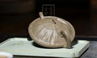 《小蓮蓬》宜興青灰泥工藝美術師全手工收藏把玩創(chuàng)新壺茶具
