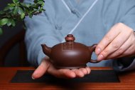 《一團和氣》宜興紫砂壺全手工泡茶壺工藝美術師大師紫泥
