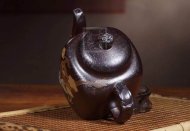 《柴燒龍騰盛世》宜興紫砂壺宮燈高級工藝美術(shù)師手工黃龍山底槽青壺家用高級工藝美術(shù)師茶壺套裝精品