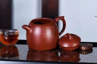 《秦權》宜興紫砂壺全手工茶壺老師大紅袍秦權