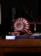 《龍如意》工藝美術師全手工花器紫朱泥紫砂壺