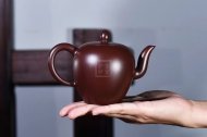 《美人肩》宜興紫砂壺實力派名家純手工美人肩紫朱泥紫砂茶壺