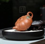 《南瓜壺》宜興紫砂壺民間實力派手工段泥南瓜茶壺具