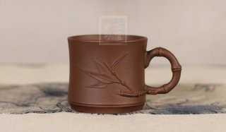 《帶把竹節品茗杯》 《帶把竹節品茗杯》