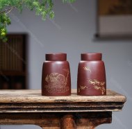 品名：精美茶倉。泥料：原礦優質紫泥