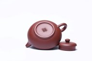 《合歡》宜興紫砂壺工藝美術師手工茶壺紫泥合歡