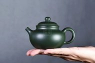 《容天》宜興紫砂壺實(shí)力派名家手工民國(guó)綠民國(guó)綠茶壺茶具容天