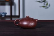 《扁西施》宜興紫砂壺高級工藝美術師手工紫茄泥西施泡茶壺茶具