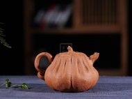 《南瓜》宜興紫砂壺名家全手工泡茶壺高級(jí)工藝美術(shù)師大師降坡泥南瓜