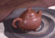 《鳳鳴》宜興紫砂壺黃龍山清水泥紫砂壺紫砂壺