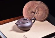 《扁石》宜興紫砂壺中青輩實力派藝人手工手工極青泥