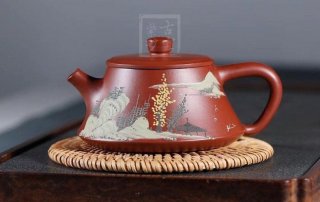 《大口井欄》宜興紫砂茶壺紫砂泡茶壺珍稀大紅袍手工實(shí)力派名家泡茶壺 《大口井欄》宜興紫砂茶壺紫砂泡茶壺珍稀大紅袍手工實(shí)力派名家泡茶壺