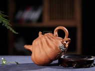 《南瓜》宜興紫砂壺名家全手工泡茶壺高級(jí)工藝美術(shù)師大師降坡泥南瓜