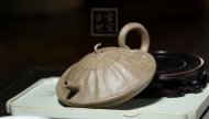 《小蓮蓬》宜興青灰泥工藝美術師全手工收藏把玩創(chuàng)新壺茶具