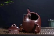 《秦權》紫朱泥純手工民間藝人宜興紫砂壺茶具秦權茶壺
