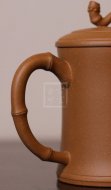 《繁花似景竹節(jié)蓋杯》經(jīng)典紫砂壺宜興全手工泡茶壺茶具降坡泥
