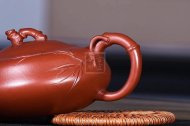 《竹節(jié)慕古》宜興紫砂壺實(shí)力派名家手工大紅袍創(chuàng)新創(chuàng)新茶壺茶具