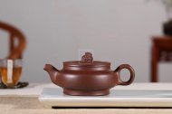 《玉璧漢韻》宜興名家紫泥高級(jí)工藝美術(shù)師手工紫砂壺泡茶壺茶具