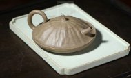《小蓮蓬》宜興青灰泥工藝美術師全手工收藏把玩創(chuàng)新壺茶具