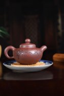 《潤珠》宜興紫砂壺助理工藝美術師手工底槽青泡茶壺具圓珠