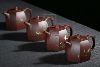 《福滿四季》宜興紫砂壺全手工茶壺底槽青名家 《福滿四季》宜興紫砂壺全手工茶壺底槽青名家