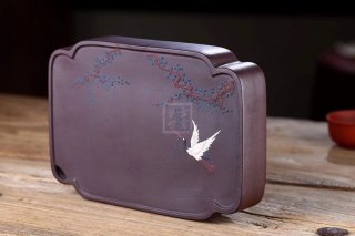 《紫砂壺承/干泡盤》宜興紫砂壺手工紫泥 《紫砂壺承/干泡盤》宜興紫砂壺手工紫泥