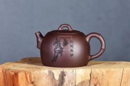 《馬到成功》宜興紫砂壺實力派名家手工紫泥泡茶壺具
