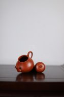 《孟臣款思亭》純手工宜興紫砂思亭壺朱泥泡茶壺套壺