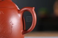 《秦權》宜興紫砂壺工藝美術師純手工大紅袍中壺茶具泡茶壺秦權