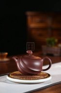 《博海浪擊》宜興紫砂壺工藝美術(shù)師手工茶壺紫泥創(chuàng)新壺