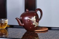 《美人肩》宜興紫砂壺實力派名家純手工美人肩紫朱泥紫砂茶壺