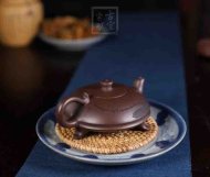 《神燈壺》創新壺茶具茶壺宜興手工紫砂壺底槽青
