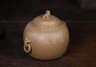 《汲古茶倉》宜興純手工紫砂壺黃段茶壺茶具